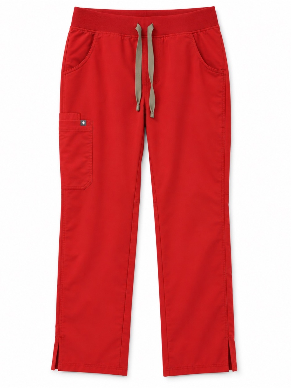 FIGS Kade Cargo Scrub Pants Coral Red Small Petite